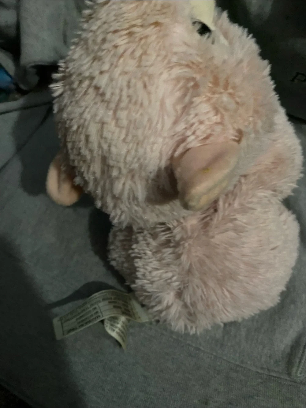 Plush Pink Alpaca Small Pet Toy - Soft Cuddly Companion